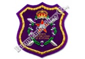 Masonic Crown Shield Hands Embroidery Blazer Badge